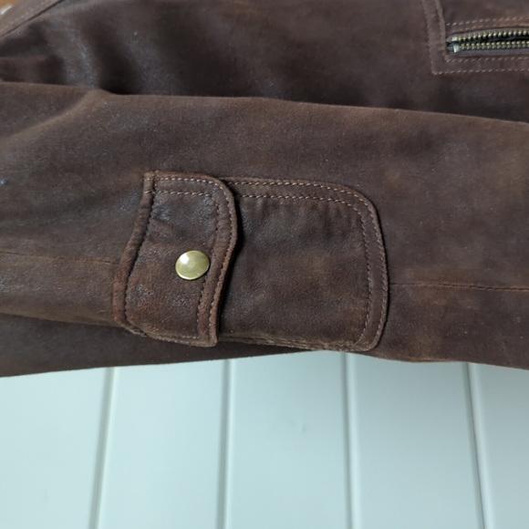 Nubuck leather jacket, size M - Picture 2 of 7